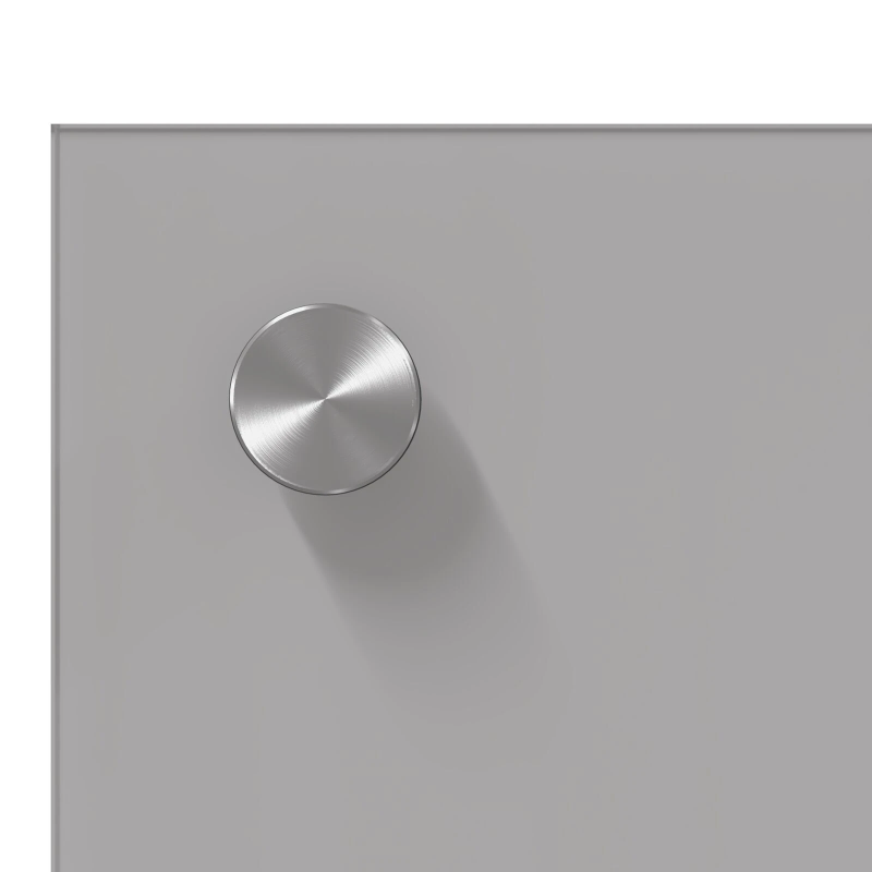 vidaXL Virtuves aizsargpanelis Gaiši pelēka 110 x 50 x 0,6 cm