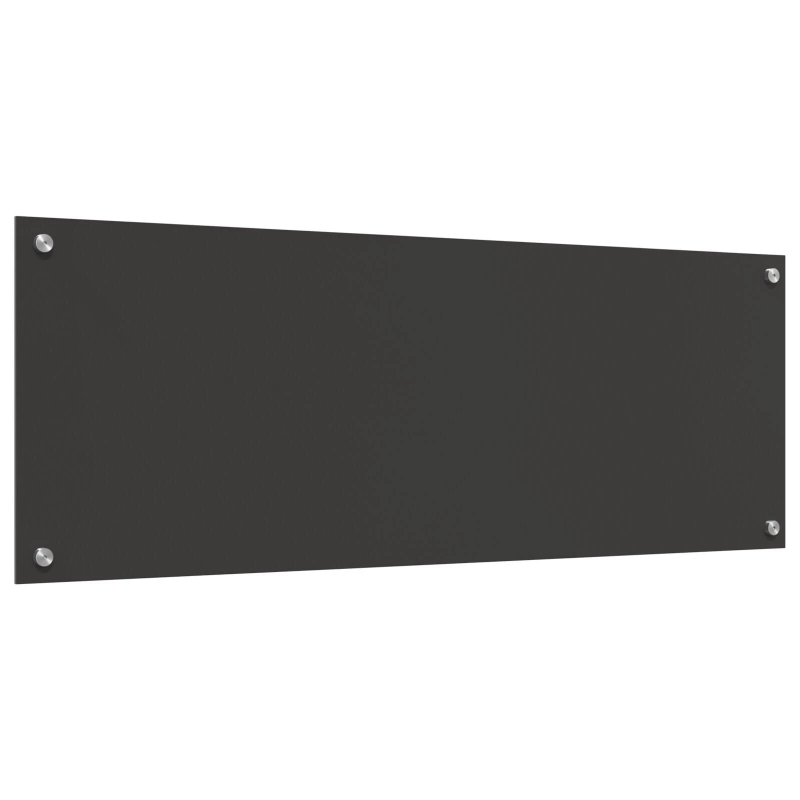 vidaXL Virtuves aizsargpanelis Tumši pelēka 110 x 40 x 0,6 cm