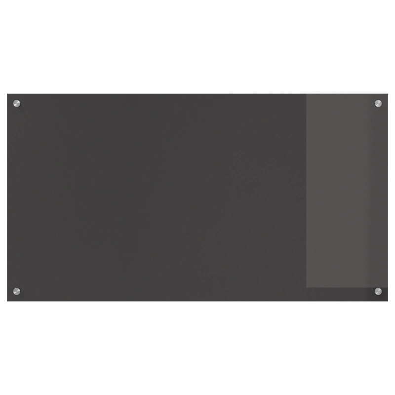 vidaXL Virtuves aizsargpanelis Tumši pelēka 110 x 60 x 0,6 cm