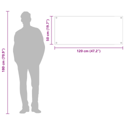 vidaXL Virtuves aizsargpanelis Dzeltena 120 x 50 x 0,6 cm