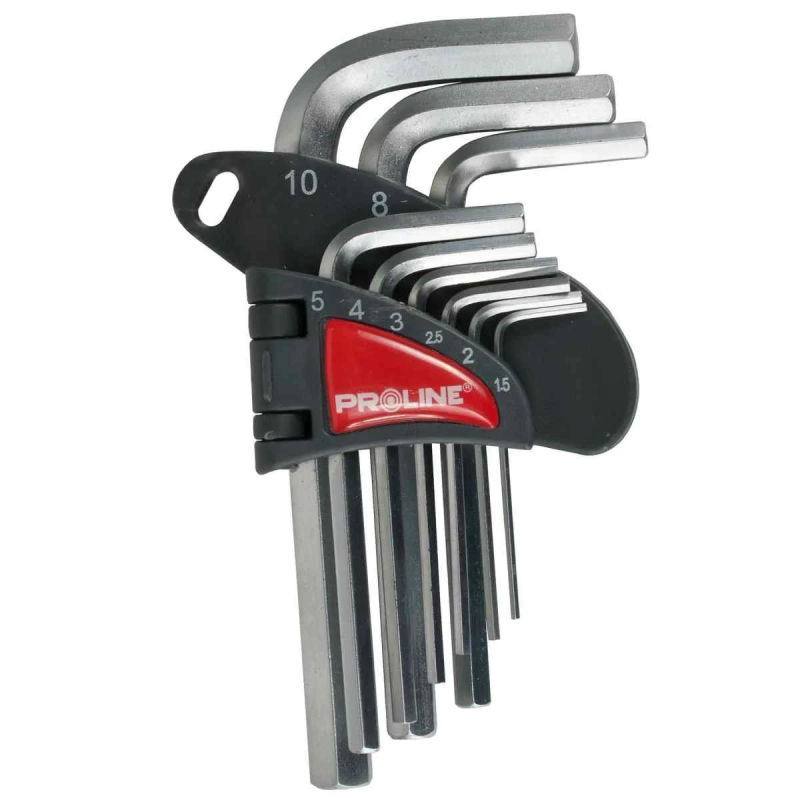 Seškanšu atslēgu komplekts Proline 9gb 1.5-10mm