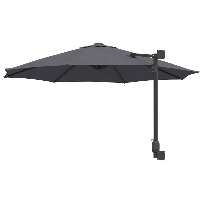 vidaXL Dārza parasols Antracīts 248 x 248 x 148 cm