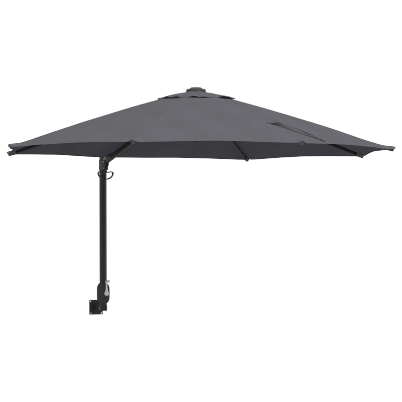 vidaXL Dārza parasols Antracīts 248 x 248 x 148 cm