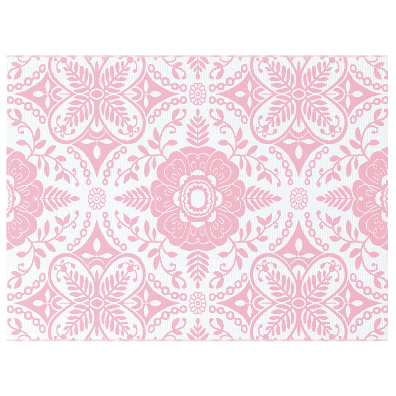 vidaXL Āra paklājs ARAKIL Rozā un balts 400 × 300 cm 50% polipropilēns