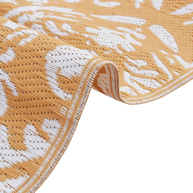 vidaXL Āra paklājs Jacobean ARAKIL Oranža un balta 400 × 300 cm