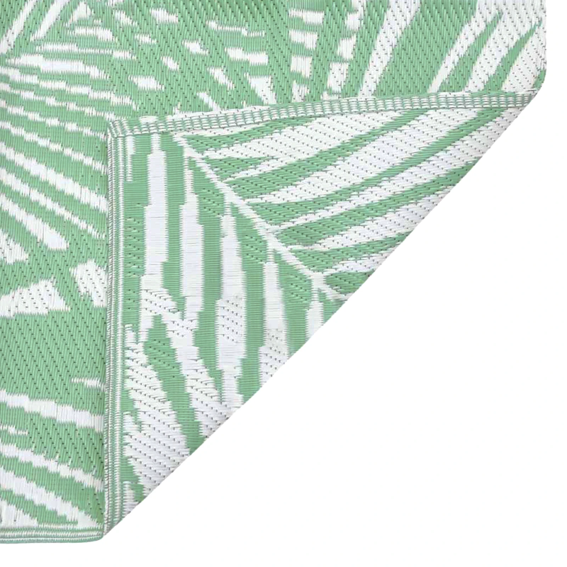vidaXL Āra paklājs ARAKIL Zaļš un balts 400 × 300 cm 50% polipropilēns