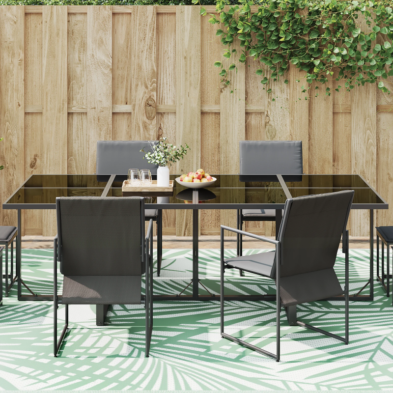 vidaXL Āra paklājs ARAKIL Zaļš un balts 400 × 300 cm 50% polipropilēns