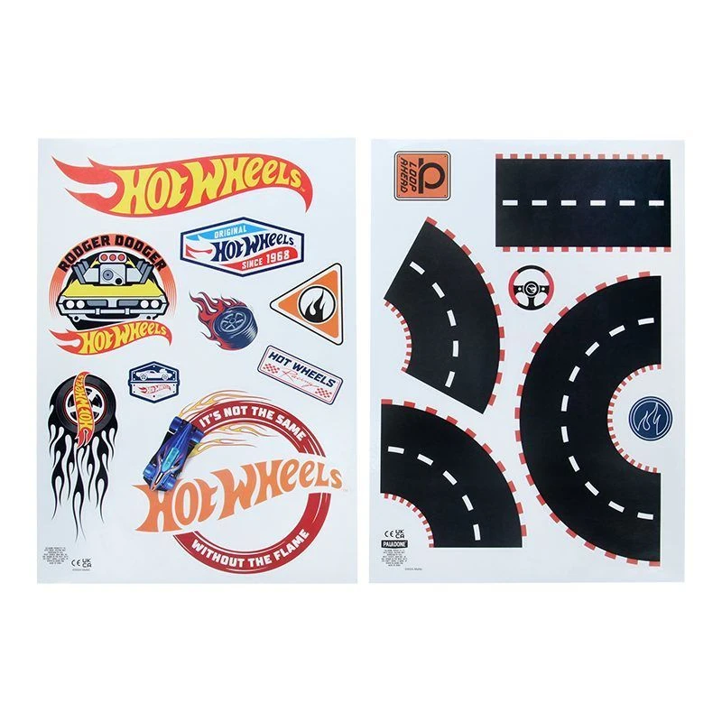 Paladone Hot Wheels Personalisation Wall Decals