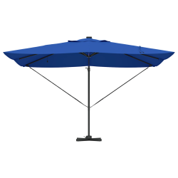 vidaXL Saulessargs Azurblau 352 x 251 x 265 cm Poliesters un alumīnijs