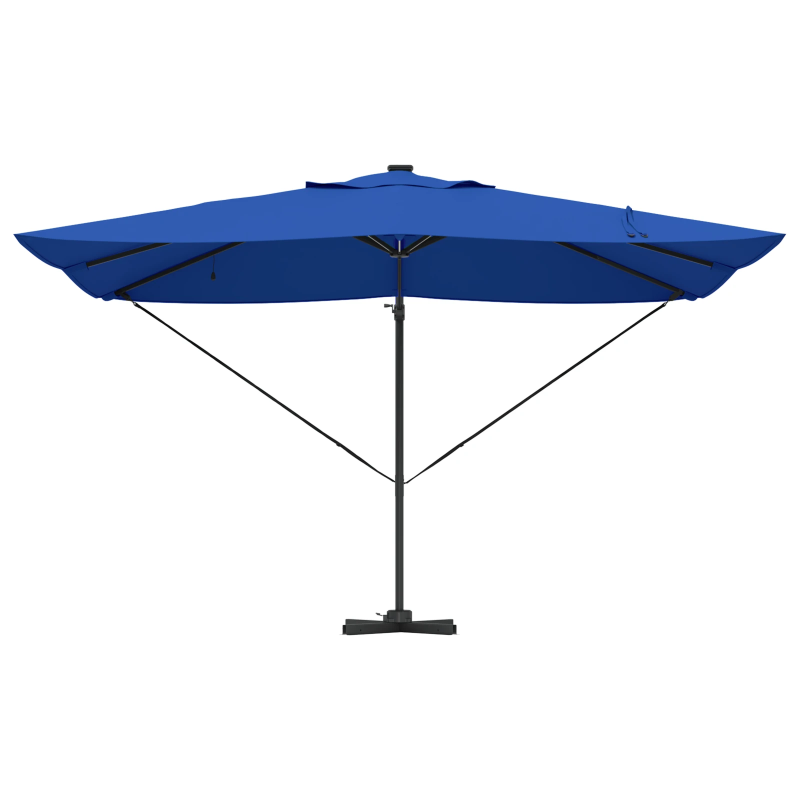 vidaXL Saulessargs Azurblau 352 x 251 x 265 cm Poliesters un alumīnijs