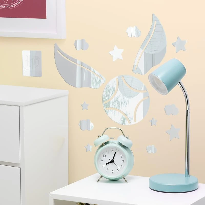 Paladone Harry Potter Golden Snitch Mirror Wall Decals
