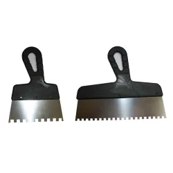 Špaktele M līmei 150mm 6x6mm ar nerūs. plātni