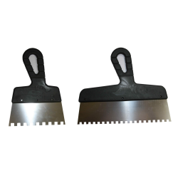 Špaktele M līmei 250mm 8x8mm ar nerūs.plātni