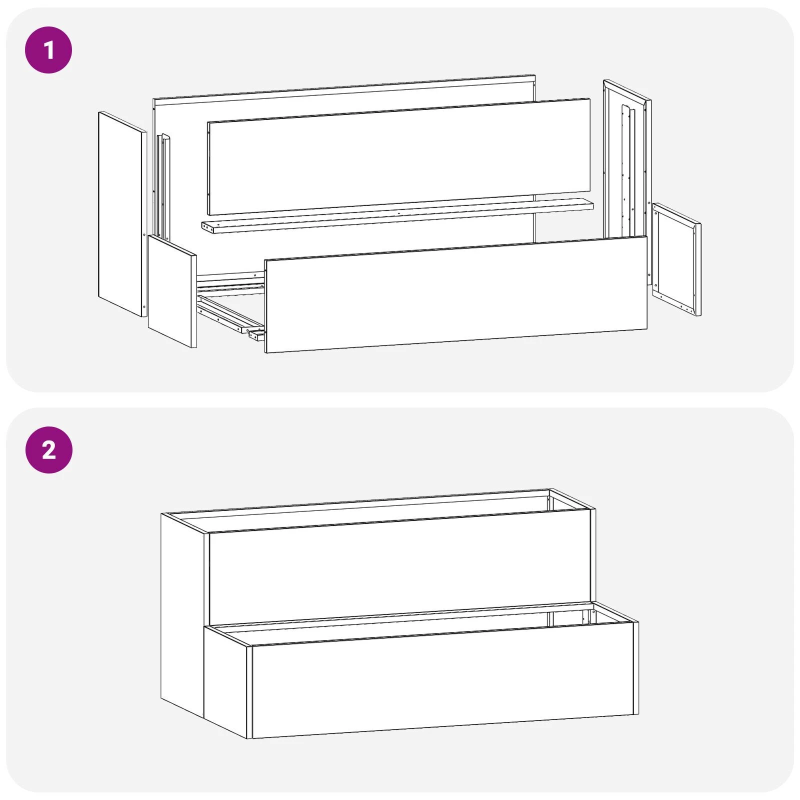 vidaXL Dārza stādītājs Balts 100 x 60 x 45 cm Auksti velmēta tērauds