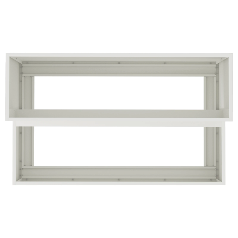 vidaXL Dārza stādītājs Balts 100 x 60 x 45 cm Auksti velmēta tērauds