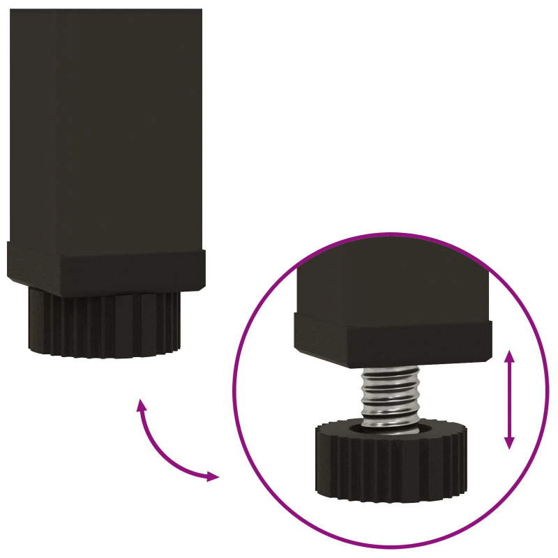 vidaXL Pacelts dārza stādītājs Sudraba 100 x 26 x 82 cm