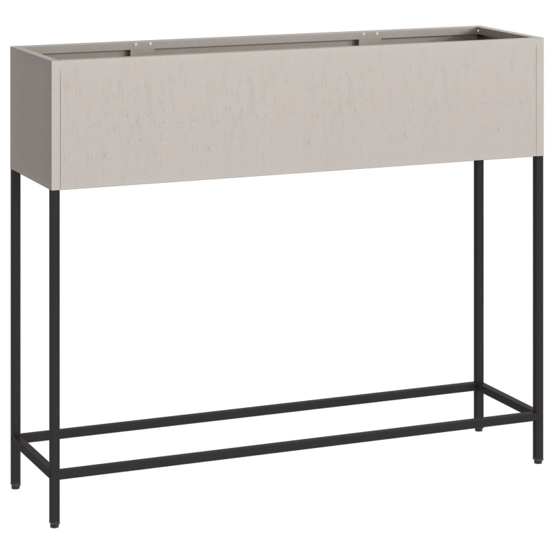 vidaXL Pacelts dārza stādītājs Rūsa 100 x 26 x 82 cm Laika tērauds