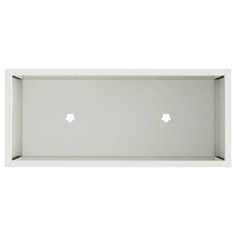 vidaXL Pacelts dārza stādītājs Balts 60 x 26 x 45 cm Tērauds