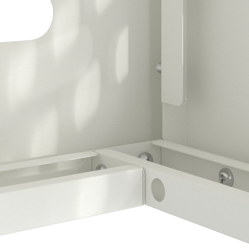 vidaXL Kondicionierių uždangalas Balta 90 x 40 x 60 cm Plienas