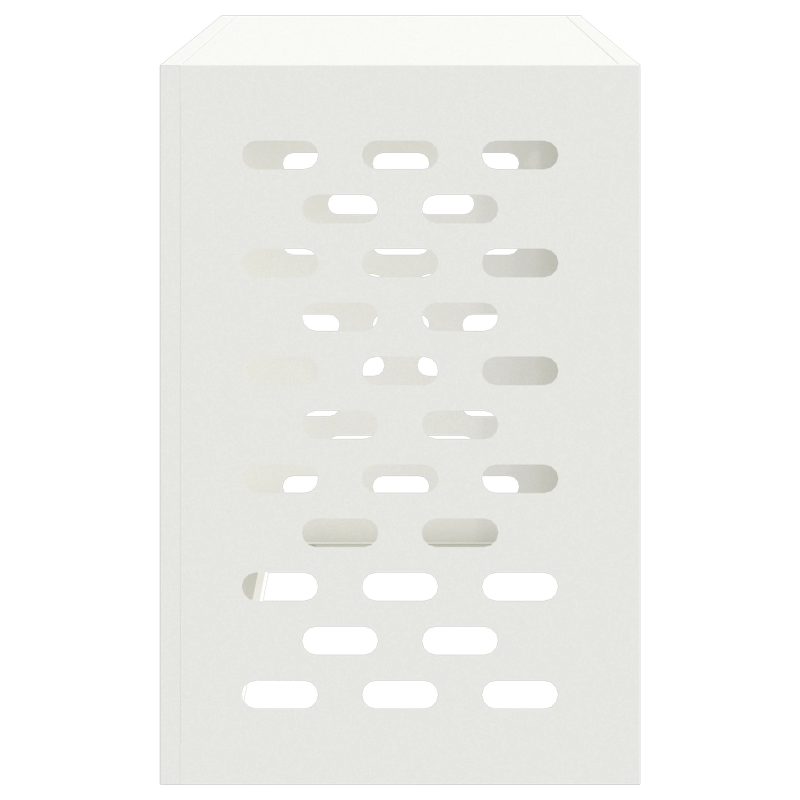 vidaXL Kondicionierių uždangalas Balta 90 x 40 x 60 cm Plienas