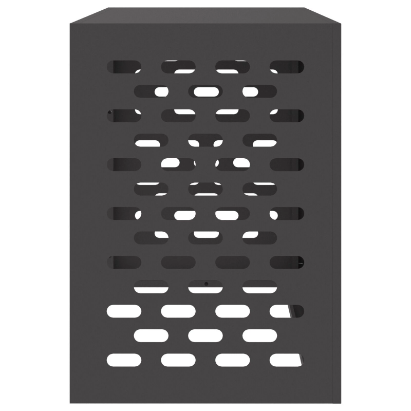 vidaXL Gaisa kondicioniera pārsegs Melna 100 x 50 x 70 cm Tērauds