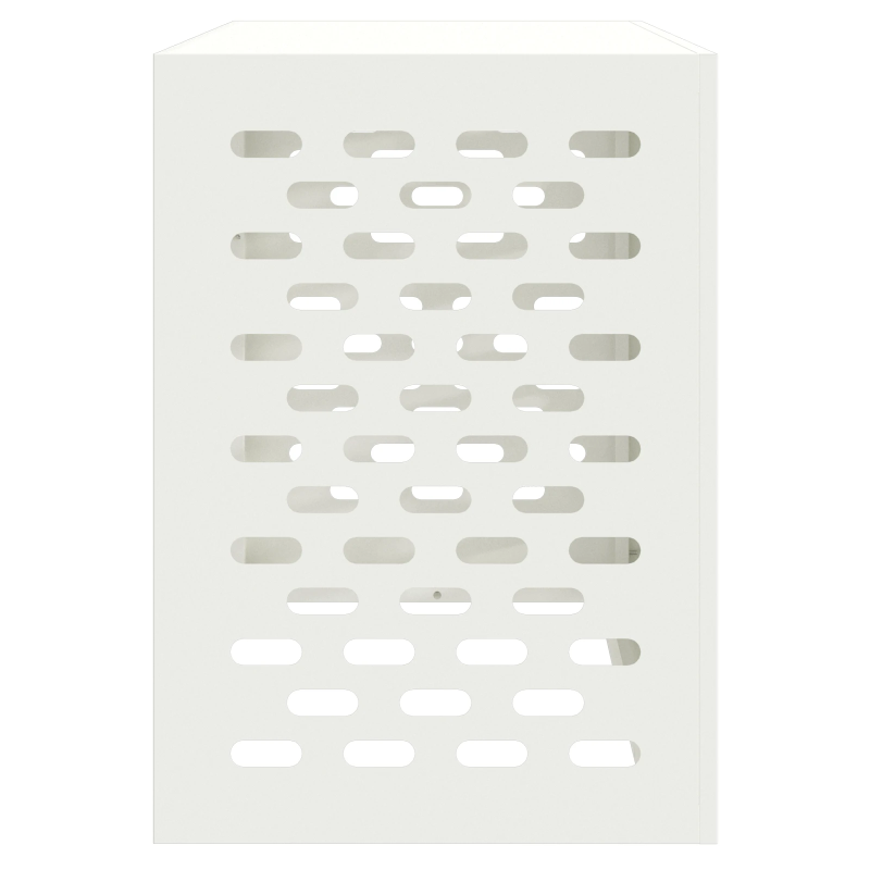 vidaXL Gaisa kondicioniera pārsegs Balts 100 x 50 x 70 cm Tērauds