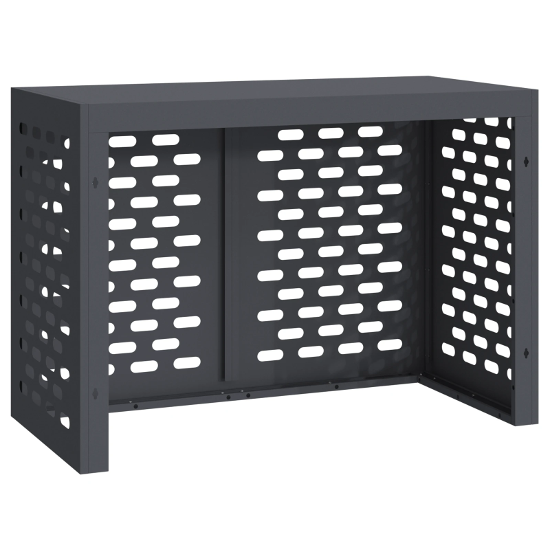 vidaXL Gaisa kondicioniera pārsegs Antracīts 100 x 50 x 70 cm Tērauds