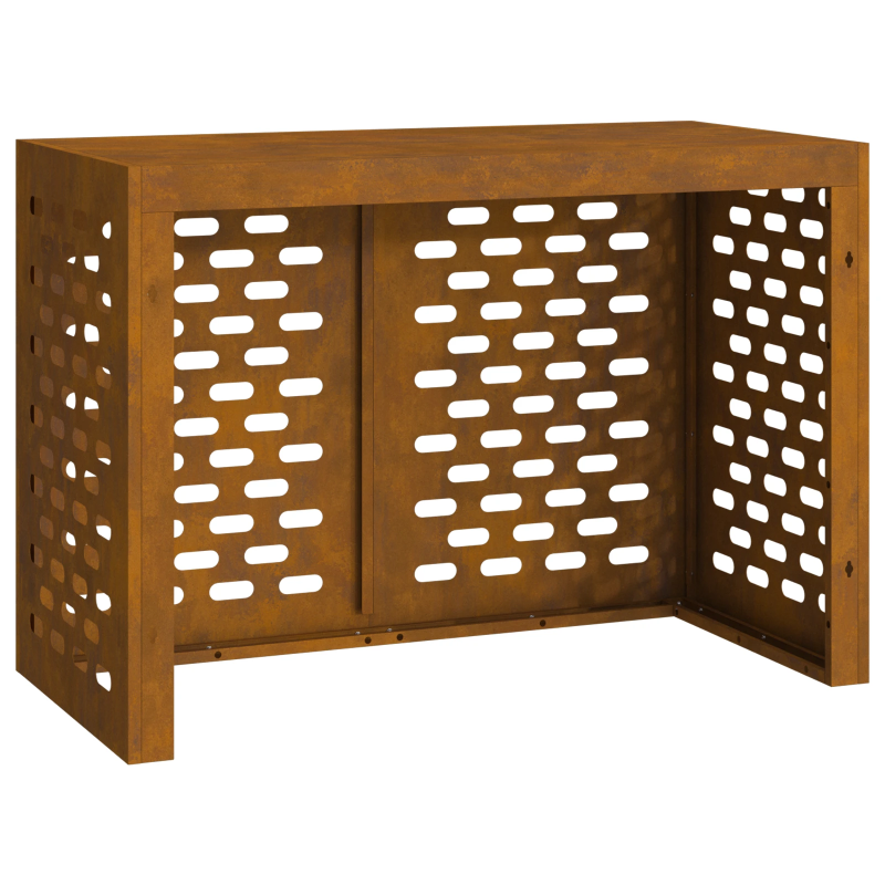 vidaXL Gaisa kondicioniera pārsegs Rūsa 100 x 50 x 70 cm Laika tērauds