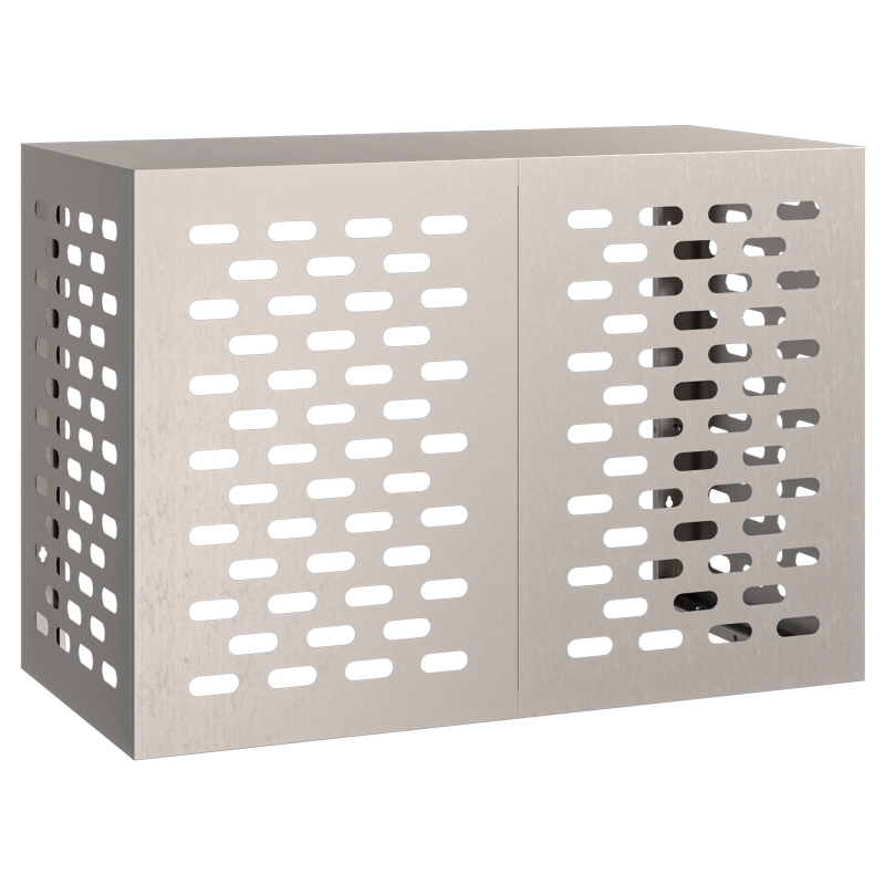 vidaXL Gaisa kondicioniera pārsegs Rūsa 100 x 50 x 70 cm Laika tērauds