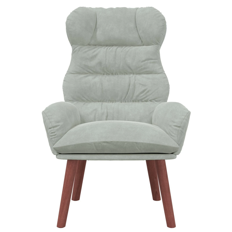 vidaXL atpūtas krēsls Gaiši pelēks 69 x 74 x 93 cm Samts