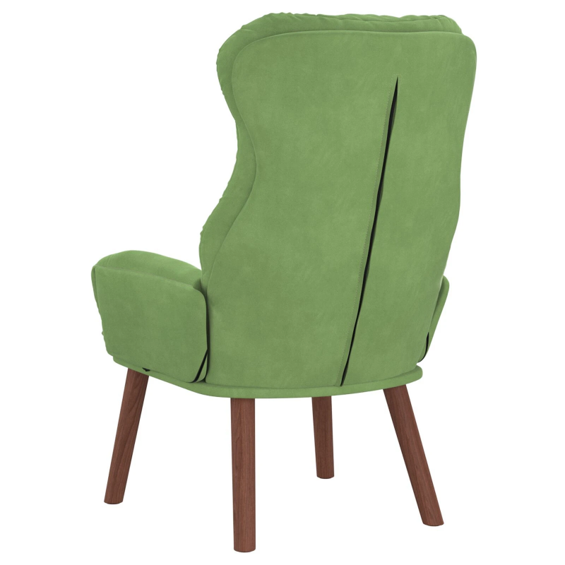 vidaXL atpūtas krēsls Gaiši zaļa 69 x 74 x 93 cm Samts