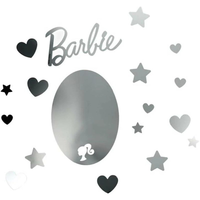 Paladone Barbie Mirror Wall Decals