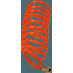 Šļutene 8mm spirālveida saspiestam gaisam 15m