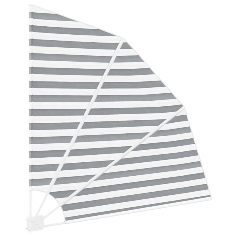 vidaXL Balkona privātuma ekrāns Antracīts un balts 140 x 140 cm