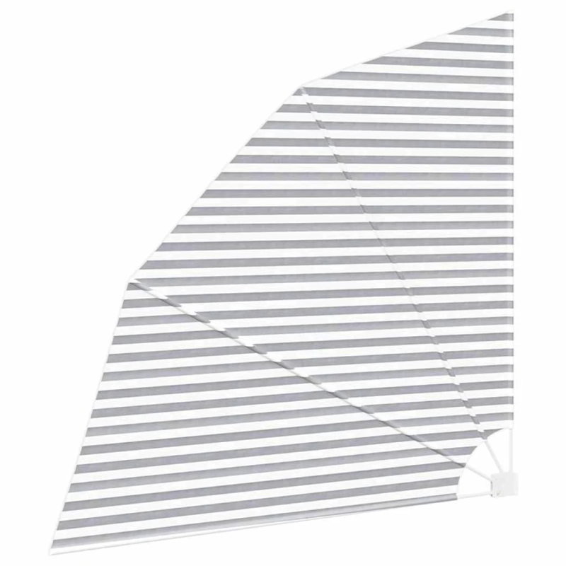 vidaXL Balkona privātuma ekrāns Antracīts un balts 210 x 210 cm