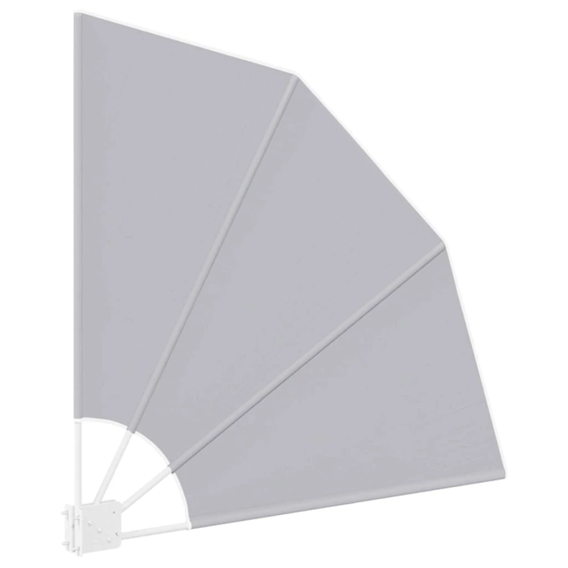 vidaXL Balkona privātuma ekrāns Pelēka 115 x 115 cm Poliesters