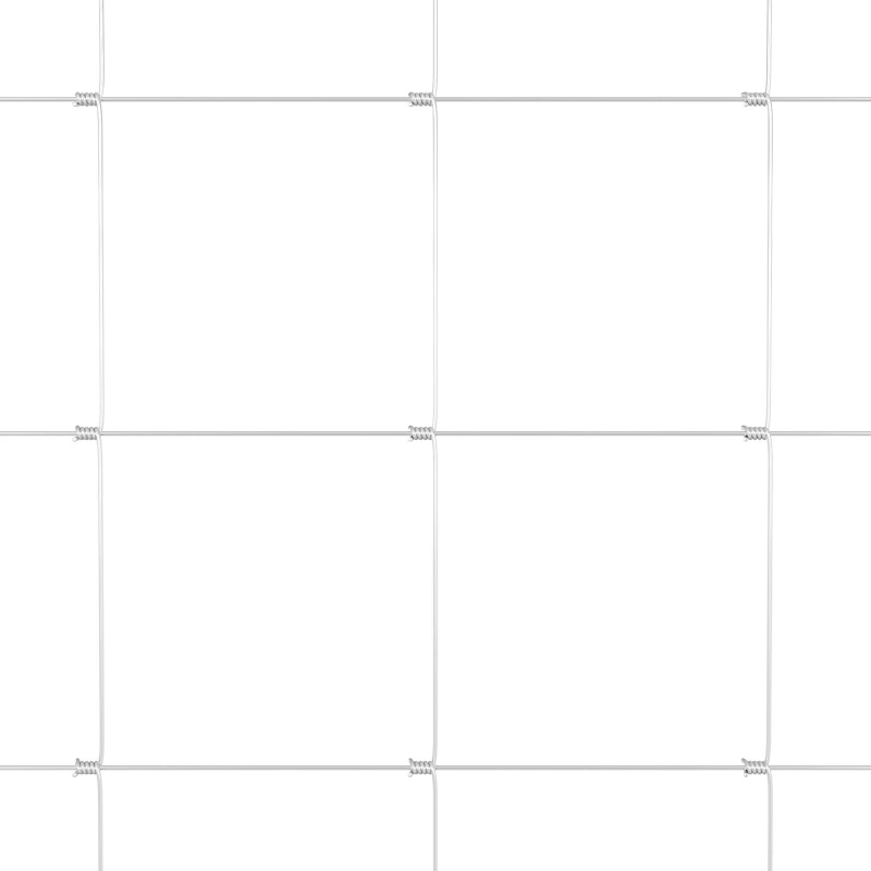 vidaXL Lauku žogs Sudraba 50 x 0,8 m Cinkots tērauds