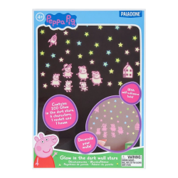 Paladone Peppa Pig Glow in the Dark Wall Decal Stars