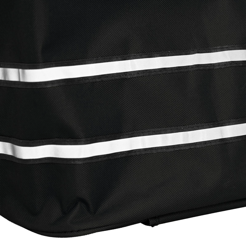 vidaXL Iepirkumu ratiņi Melna 36,5 x 46,5 x 100,5 cm Oksfordas audums