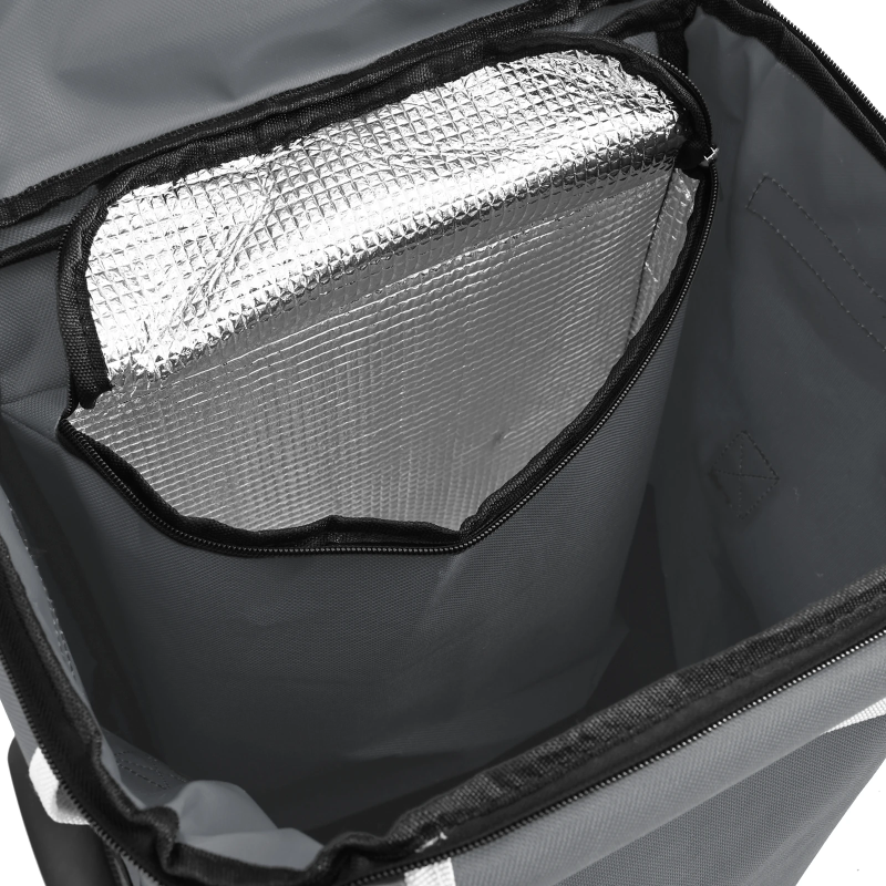 vidaXL Iepirkumu ratiņi Pelēka 36,5 x 46,5 x 100,5 cm Oksfordas audums