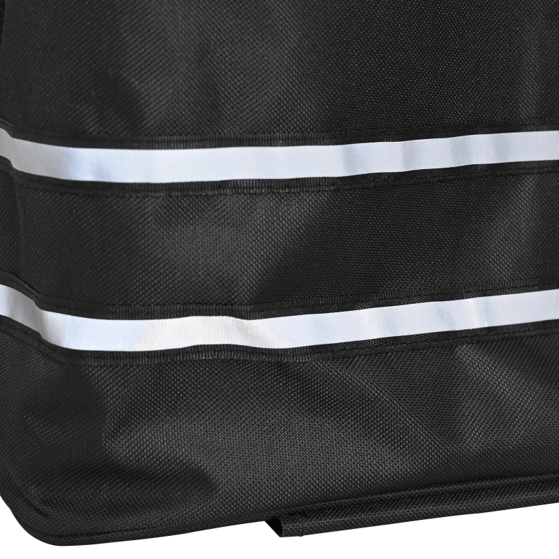 vidaXL Iepirkumu ratiņi Melna 47 x 39 x 100,5 cm Oksfordas audums