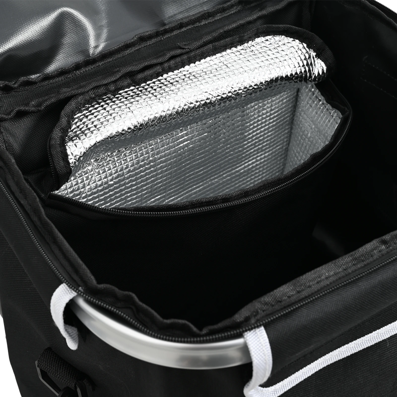 vidaXL Iepirkumu ratiņi Melna 47 x 39 x 100,5 cm Oksfordas audums