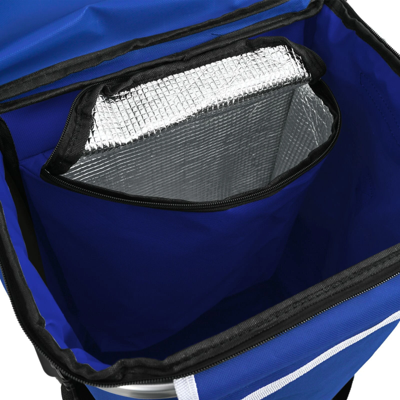 vidaXL Iepirkumu ratiņi Zila 47 x 39 x 100,5 cm Oksfordas audums