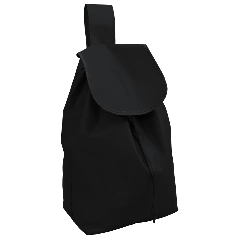 vidaXL Iepirkumu ratiņi Melna 35 x 28 x 92 cm Oksfordas audums