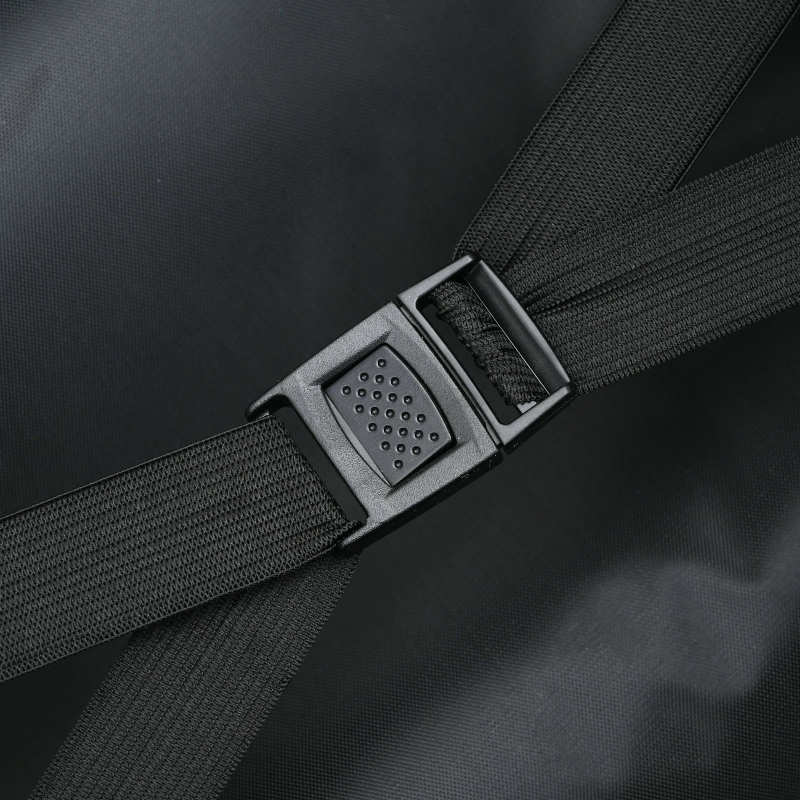 vidaXL Koferis ar slēdzeni Melna 50 x 30 x 76 cm ABS plastmasa