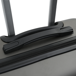 vidaXL Koferis 3 pcs Tumši pelēks 50 x 31 x 78 cm ABS plastmasa