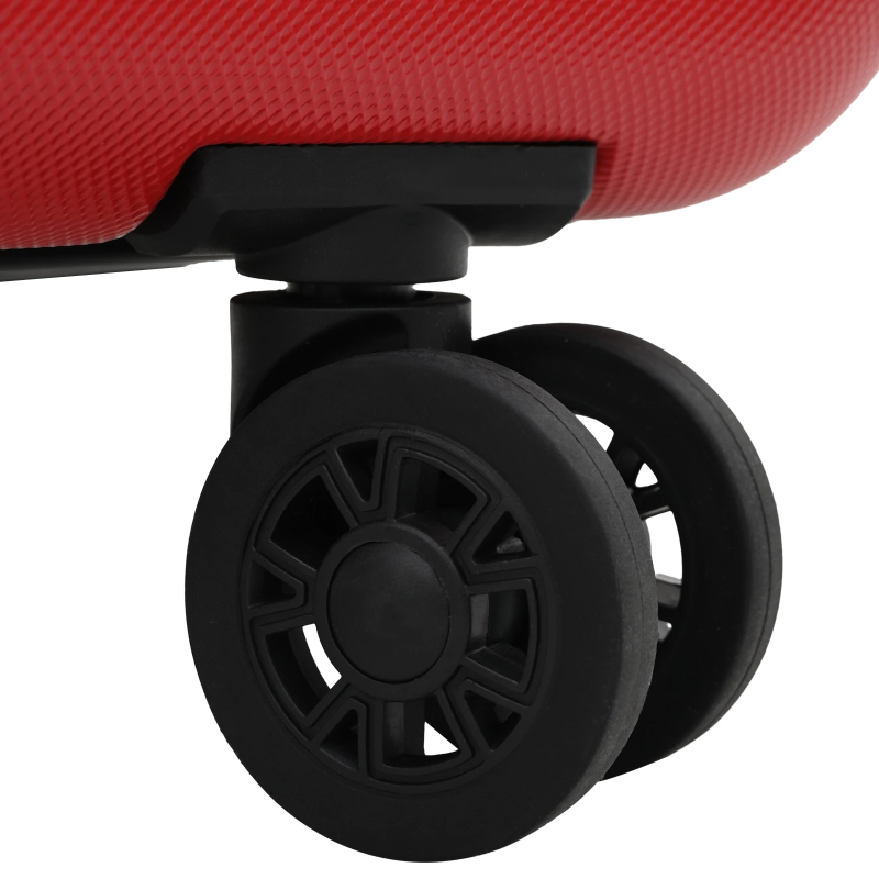 vidaXL Koferis ar slēdzeni Sarkana 34 x 23 x 55.5 cm ABS plastmasa