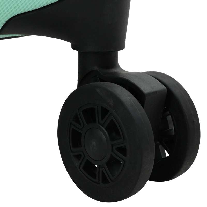 vidaXL Koferis Piparmētru zaļš 34 x 23 x 55.5 cm ABS plastmasa