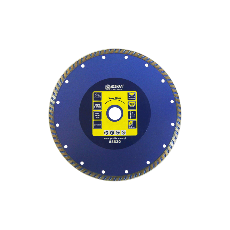 Dimanta disks BTR 230x22mm turbo Mega