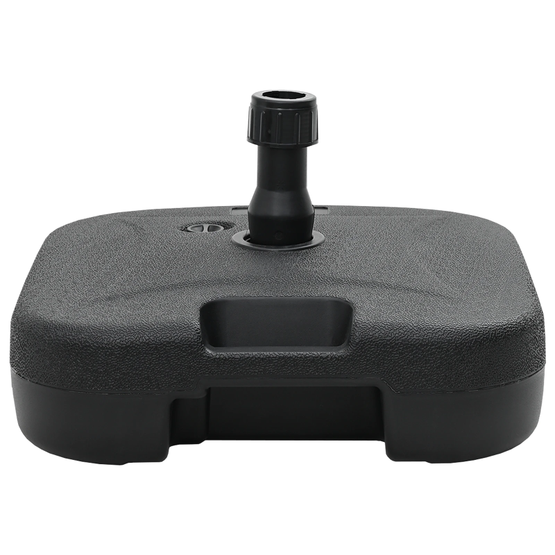 vidaXL Saulessarga pamatne Melna 45 x 45 x 29,5 cm